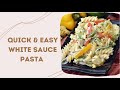 Easiest white sauce pasta at home  italian pasta recipe  quick recipes  recipe for children