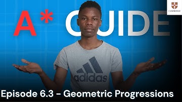 CIE AS Maths 9709 | P1 | The Geometric Progressions Question