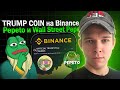 Какой МЕМКОИН даст х100 После Выхода на БИРЖУ: Pepe или Pepeto с Wall Street Pepe