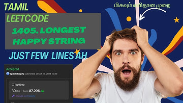 🚀 Longest Happy String Leetcode Solution 🚀 | Greedy Algorithm Explained with Code! 💻 #Python #Coding