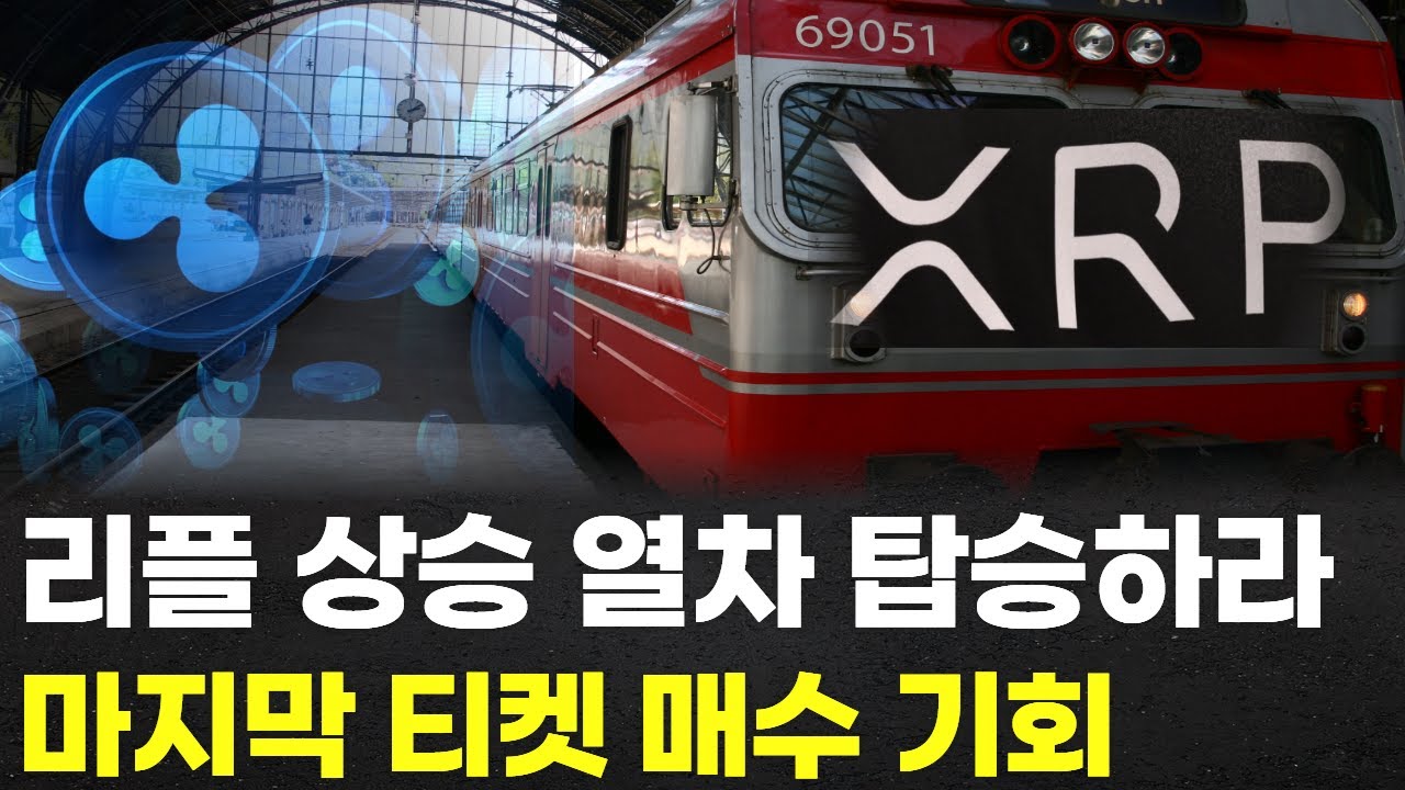 리플 상승 열차 마지막 티켓, 지금 무조건 사야하는 이유 - YouTube