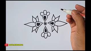 CARA MENGGAMBAR BATIK MOTIF BUNGA