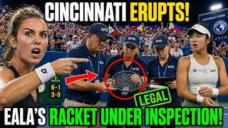 SHOCKING Ruse Demands Alex Eala s Racket Be Inspected Cincinnati ERUPTS After The Result