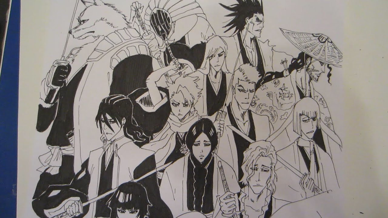 How To Draw Gotei 13 Part 2 Inking 護廷十三隊 Youtube How To Draw Gotei 13 Part 2 Inking 護廷十三隊 Youtube