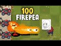 PvZ 2 100 Firepea, which zombie can defeat her?