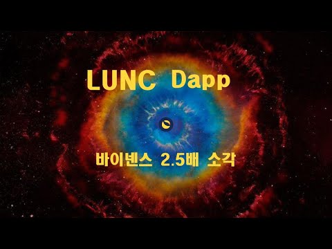   루나클래식 디앱으로 바이낸스 소각량의 2 5배 소각 2 1 0업데이트 일정 표 공유합니다