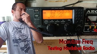 BELAJAR BAGAIMANA CARA SETTING FREKUENSI RADIO SSB IC ICOM M710