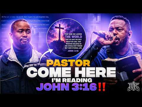 Pastor Come Here! Im Reading John 3:16!!