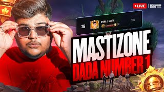 🇮🇳 LEVEL SABKE NIKLENGE 😁 CONQUEROR RANK PUSH | BGMI LIVE | HYDRA MASTIZONE