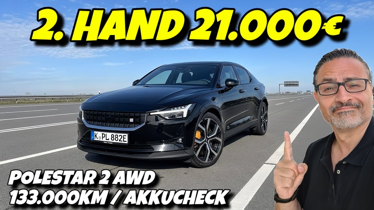 Nur 21.000€! Gebrauchter Polestar 2 AWD im großen Check. Werkstatt + Akku-Check. #ev  