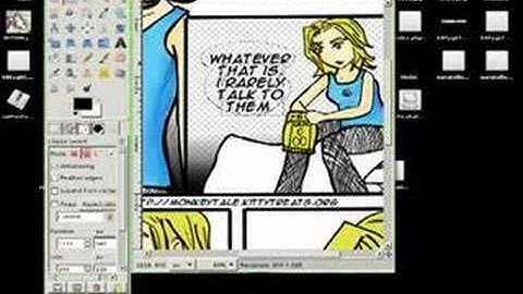 Making word bubbles in the Gimp