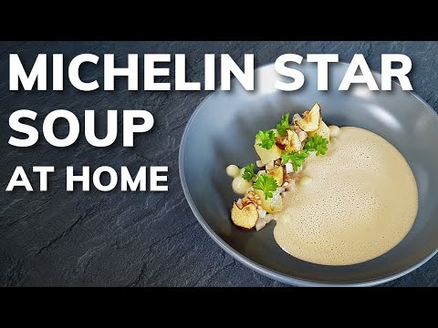 Fine dining JERUSALEM ARTICHOKE soup | Recipe by Gordon Ramsay