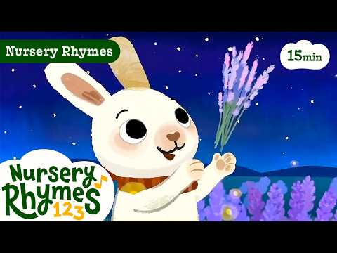 Lavender's Blue Dilly Dilly! 🪻| Nursery Rhymes 123 | 💤 Bedtime, Wind Down, and Sleep Videos