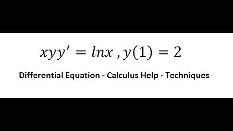 Calculus Help: Separable Differential Equation: xyy