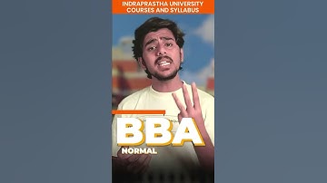 All about BBA/BCom from IPU in 50 seconds!