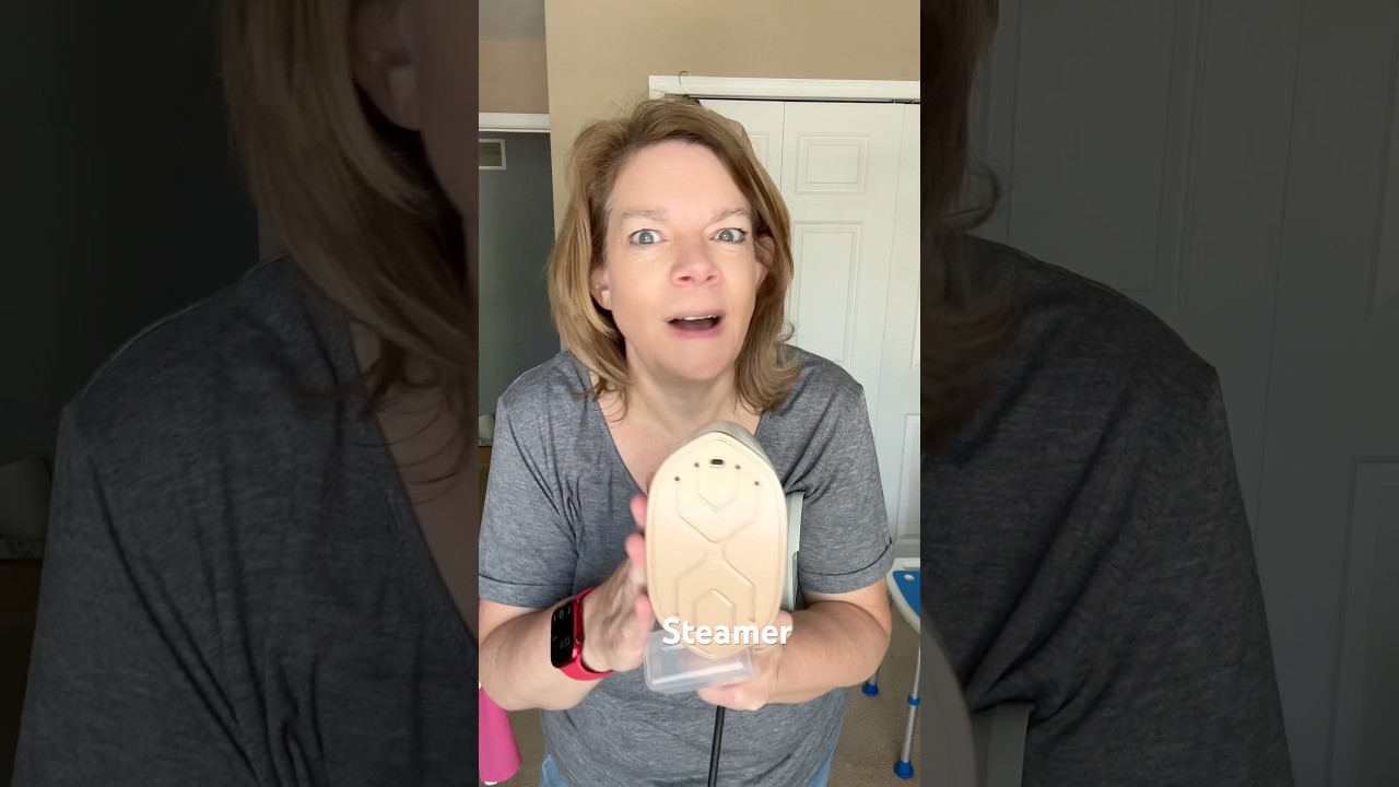 Garment Steamer, 2-IN-1 Travel Iron for Clothes. 