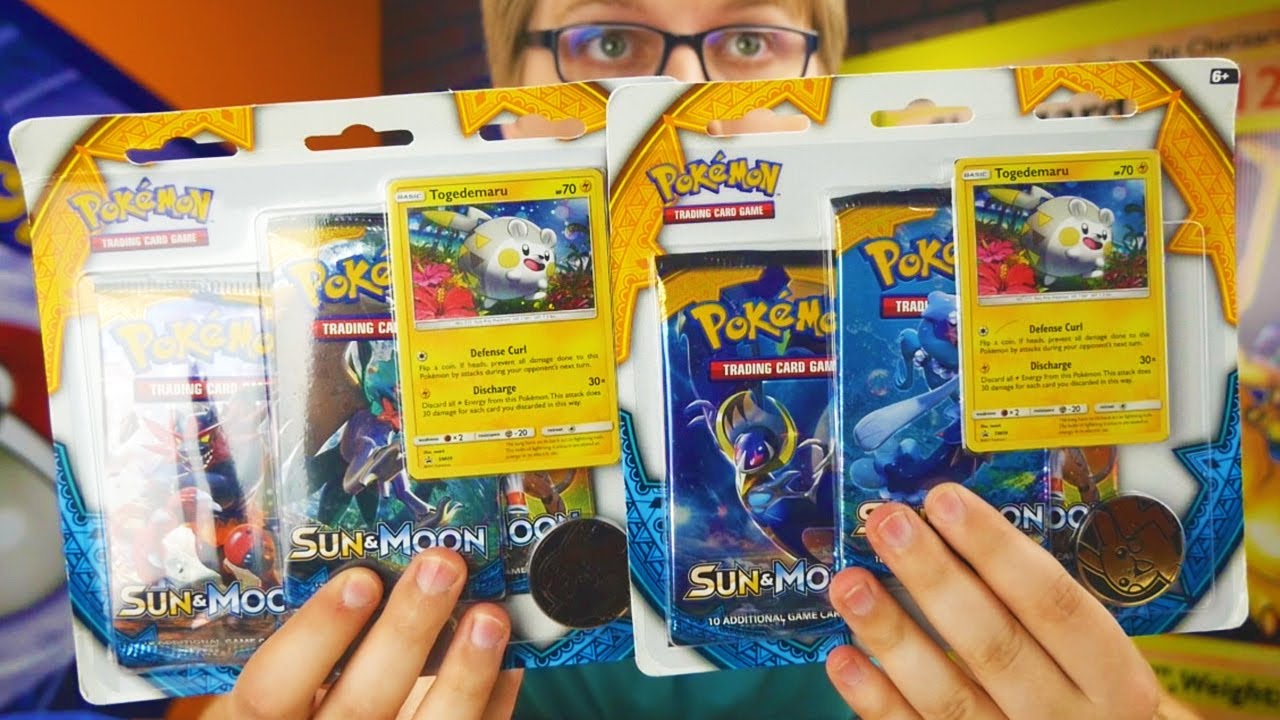 Pokemon Sun and Moon Booster Pack Opening - YouTube