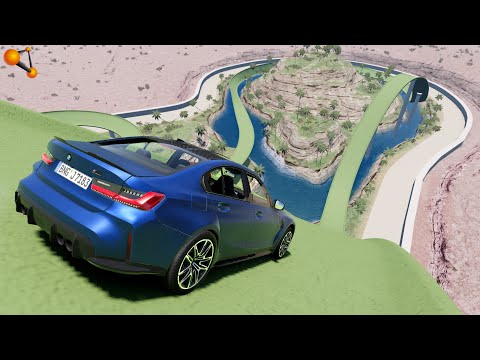 Видео: АМЕРИКАНСКИЕ ГОРКИ ДЛЯ МАШИН! СМЕРТЕЛЬНЫЙ АТТРАКЦИОН | BeamNG.drive