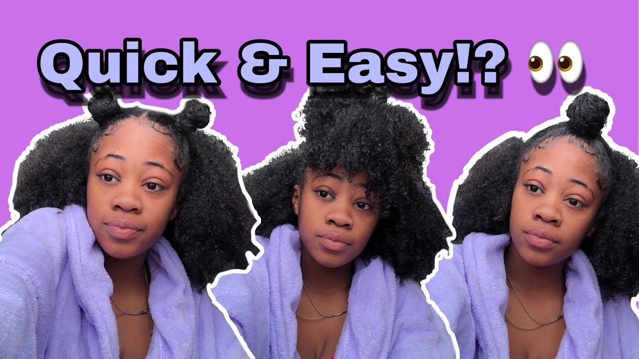 Cute Half Up Half Down Hairstyles For Natural Curly Hair