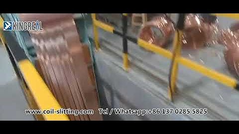 KINGREAL High Precision 850mm Width Coil Slitting Line,  Coil Rewind Production Line