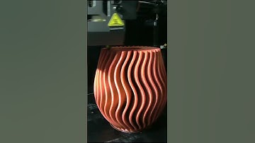 3D Printed red Vases｜Creality k1 max #creality #creality3d #3dprinter#shorts #K1 Max