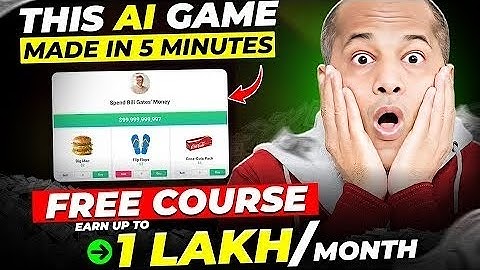 Free Course - बिना Coding के AI Mobile Game बनाएं और पैसे कमाएँ ChatGPT Genspark | Build Mobile App