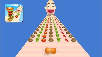 SANDWICH 🥪 RUNNER GAME vs RAGDOLL BREAK GAME/Level 950-999 Game/ASMR Gameplay,