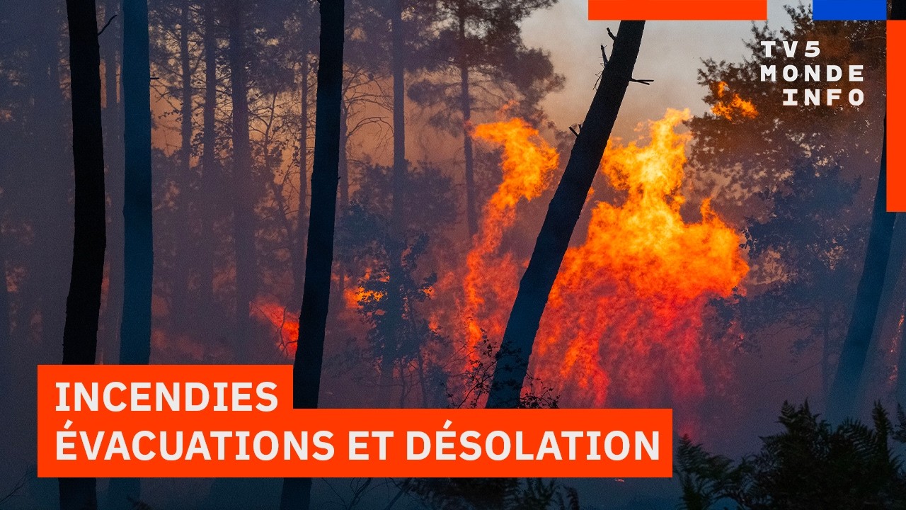 Incendies en Europe : Des feux géants forcent des milliers de personnes à fuir