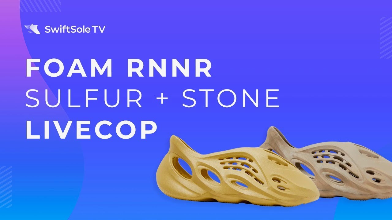 Yeezy Foam RNNR LIVECOP with SwiftSole V3! (3 PAIRS)