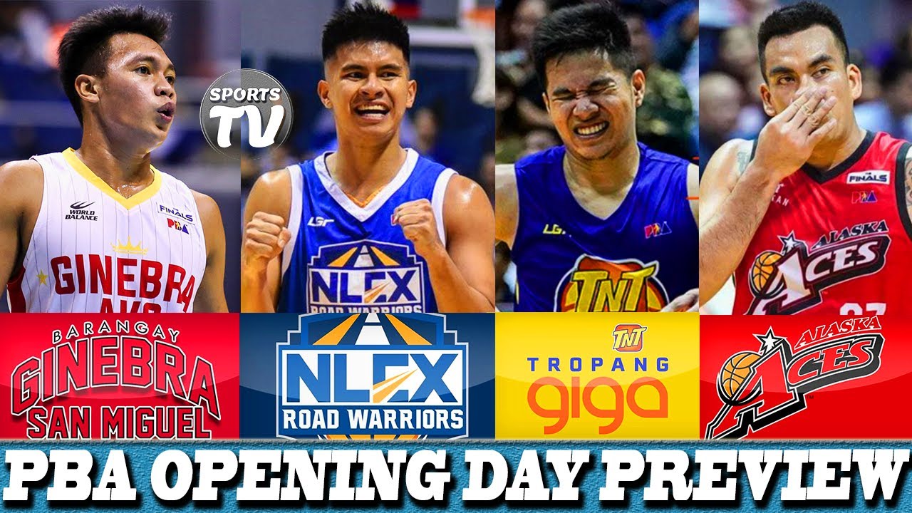 OPENING DAY ng PBA! | Barangay GINEBRA vs NLEX Road Warriors | TNT ...