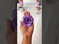 how to make aesthetic tissue paper rose #diyrose #aestheticrose #galaxy #purplerose