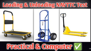 Loading and Unloading NAVTTC test for Saudi Arabia #navtech,#NAVTTC,#loadingandunloading #trending