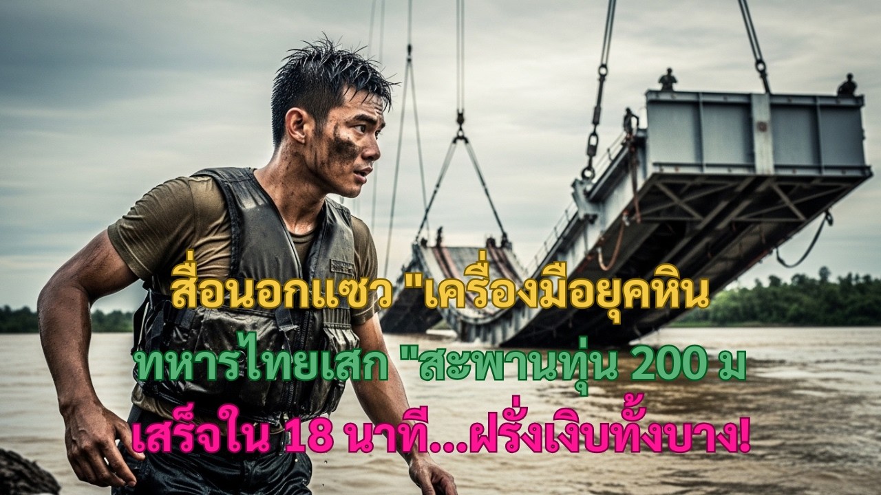 สื่อนอกดูถูกเครื่องมือบ้านๆ แต่ต้อง 