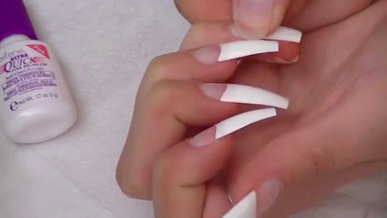Quick Acrylic Nails With The Nailene Kit Youtube