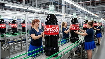 Inside a Modern Coca-Cola Can Filling Factory | How Coca-Cola Is Prepared, Filled  (Full Process)
