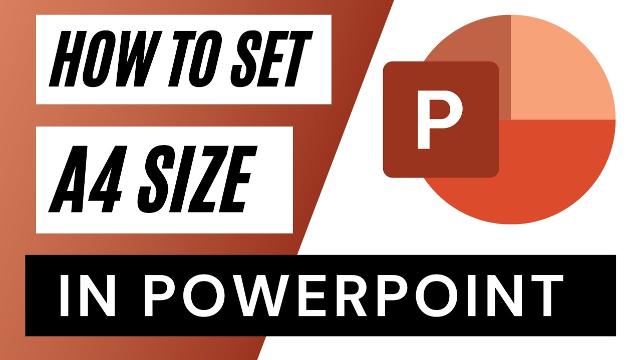 how to make powerpoint slide a4 size