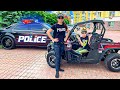 Den Ride on Car and solves Troubles with the Police