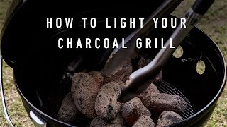 How To Light Your Charcoal Grill - Feat. The Weber Smokey Joe® Premium