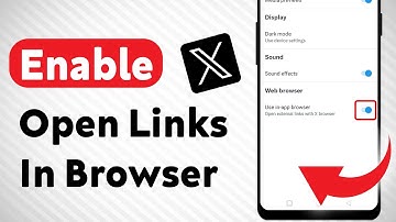 How to Enable Open Links In Browser On X (Twitter) (Updated)