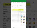 👉 Excel Me Star Rating Kaise Lagaye ⭐ | Excel Trick #Shorts