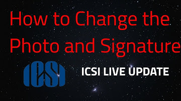 CS How to change ICSI Photo CS Signature for CS executive cs professional smash.icsi.edu #ICSI icsi