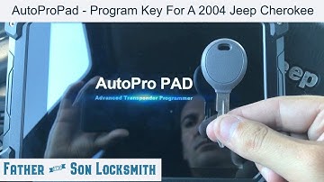 AutoProPad- Program Key For A 2004 Jeep Cherokee