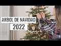 ÁRBOL DE NAVIDAD 2022-2023 🎄 Como DECORAR tu ARBOL DE NAVIDAD FACIL