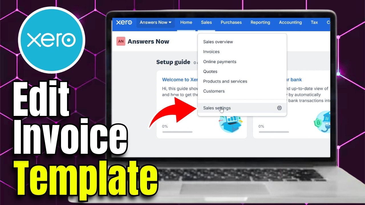 How to Change Invoice Template in Xero - YouTube