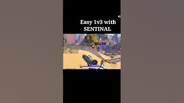 1V3 CLUTCH WITH SENTINAL IS EASY ⚡🥵 in Apex Legends Mobile
