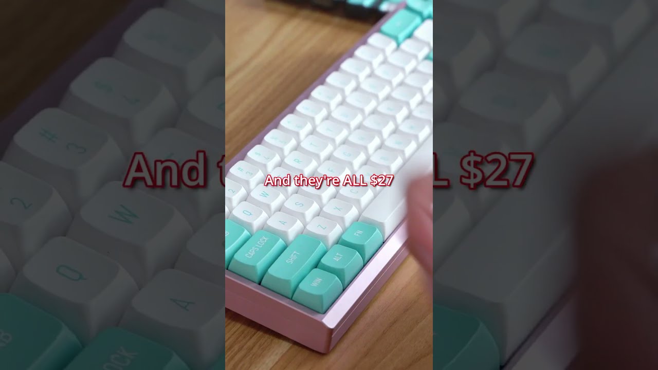 The Best Budget Keycaps Are 27 Shorts