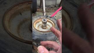 How To Remove a Rusty Rototiller Wheel