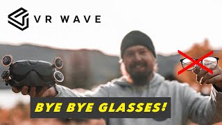 NEVER Wear Glasses While Flying FPV Again! - VR Wave Review & Test