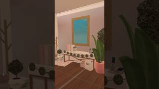 Cute entrance area in my house in my Bloxburg town #roblox