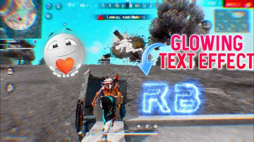 How to Edit Free Fire Montage Like RUOK FF | How to Add Glowing Text Effect in Kinemaster 🇮🇳 #Short